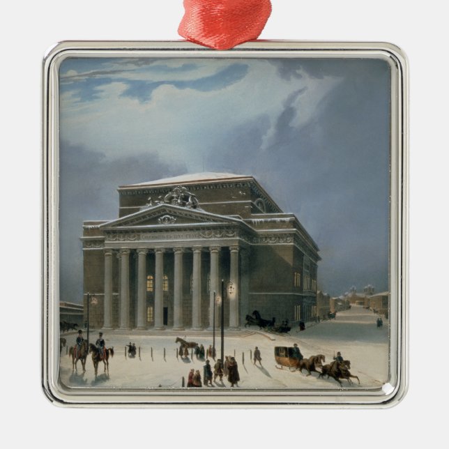 The Bolshoi Theatre in Moscow Metal Tree Decoration (Front)