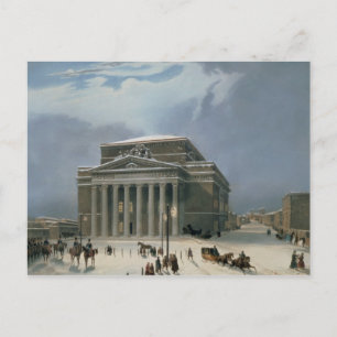 The Bolshoi Theatre in Moscow Postcard