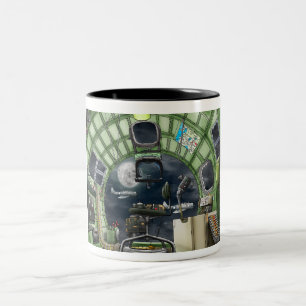 The Bombardier's View B-17 Two-Tone Coffee Mug