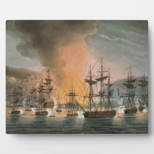 The Bombardment of Algiers, 27th August 1816, from Plaque