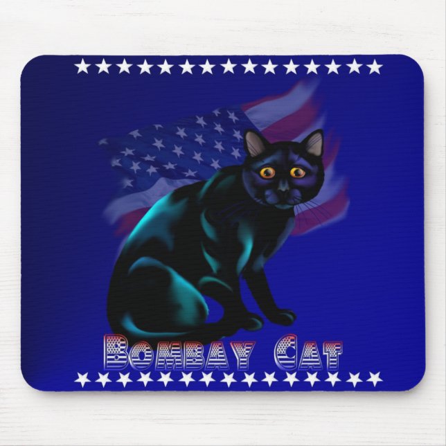 The Bombay Cat Mousepad (Front)