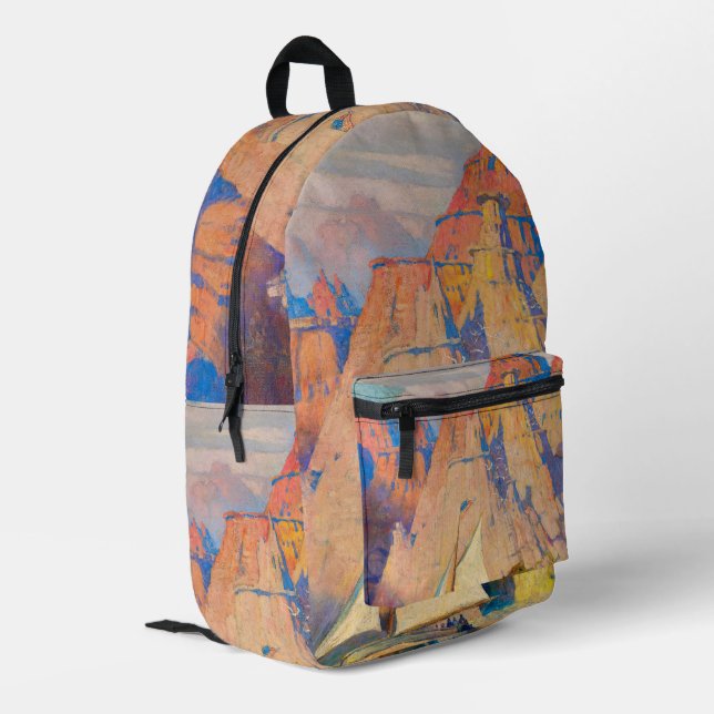 The Bonadventure by Newell Convers Wyeth Printed Backpack (Back Corner Left)