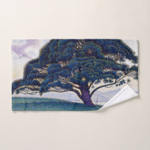 The Bonaventure Pine, Oil Painting, Paul Signac Hand Towel