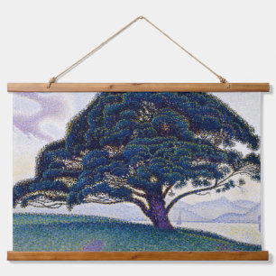 The Bonaventure Pine, Oil Painting, Paul Signac Hanging Tapestry