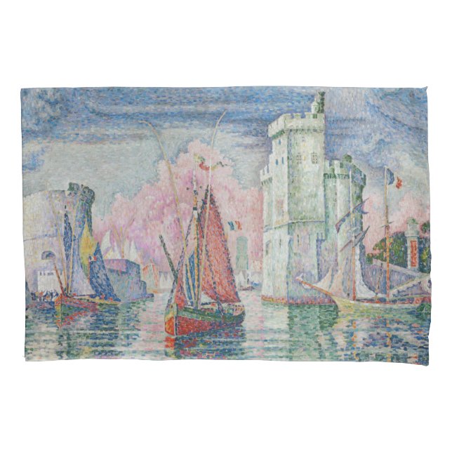 The Bonaventure Pine, Oil Painting, Paul Signac Pillowcase (Front)