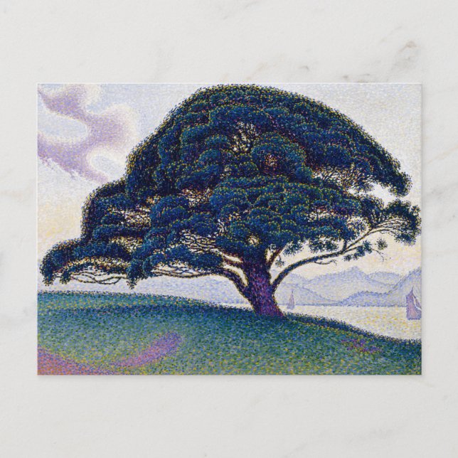 The Bonaventure Pine, Oil Painting, Paul Signac Postcard (Front)
