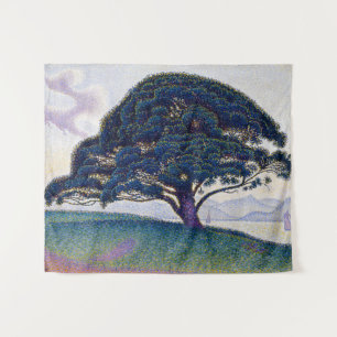 The Bonaventure Pine, Oil Painting, Paul Signac Tapestry