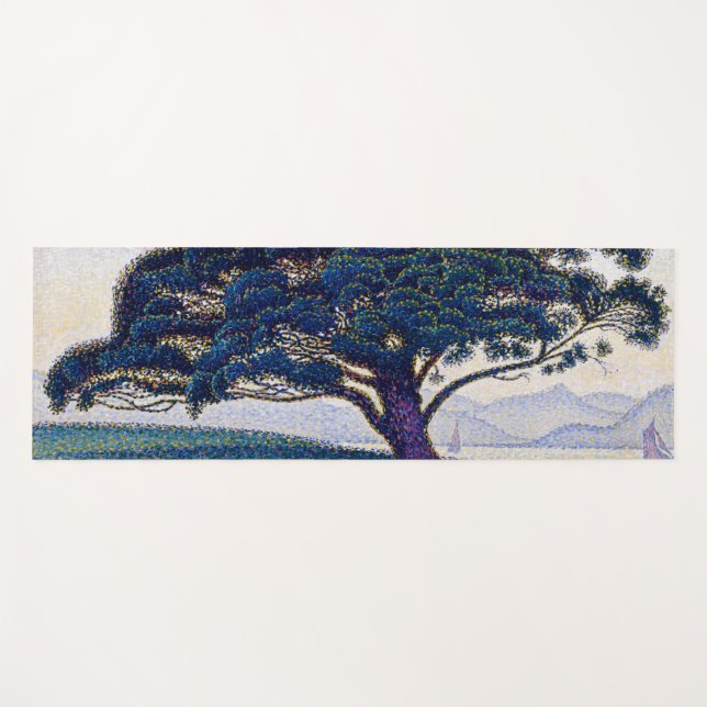 The Bonaventure Pine, Oil Painting, Paul Signac Yoga Mat (Front (Horizontal))