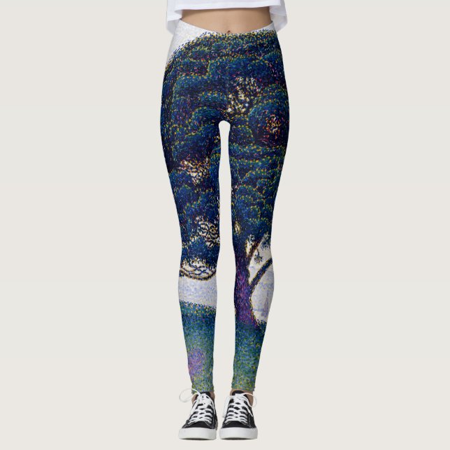 The Bonaventure Pine - Paul Signac Leggings (Front)