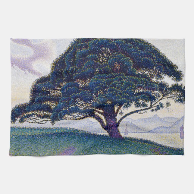 The Bonaventure Pine - Paul Signac Tea Towel (Horizontal)