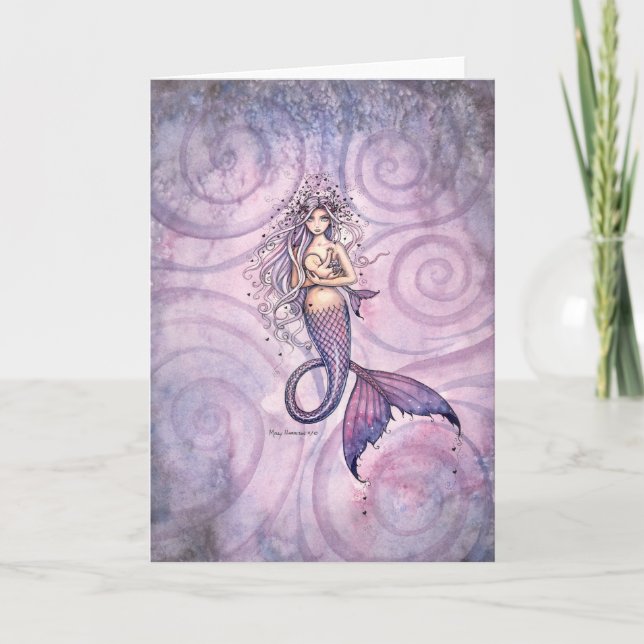 The Bond Mother and Baby Mermaids Card (Front)