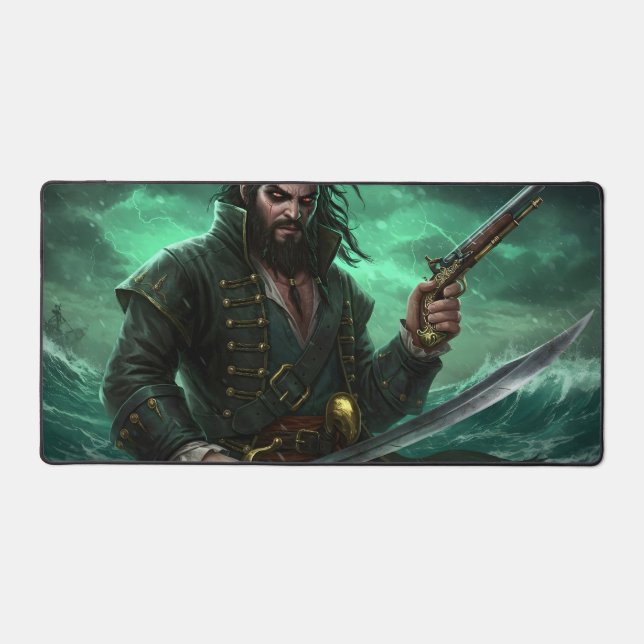 The Bone Corsair Desk Mat (Front)