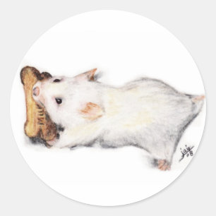 The Bone Thief (Hamster) Stickers