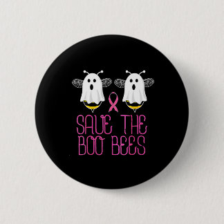 The Boo Bees Breast Cancer Halloween 6 Cm Round Badge