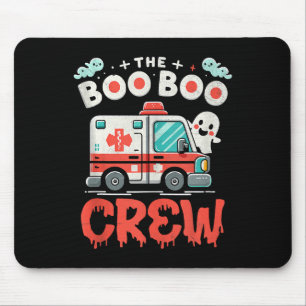 The Boo Boo Crew Ambulance Driver Paramedics Ems H Mouse Mat