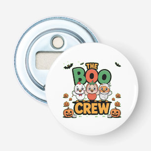 The Boo Crew Chicken Lover Halloween Funny Costume Bottle Opener