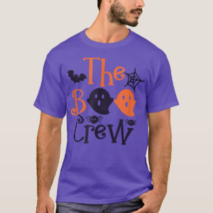 The Boo Crew Cute Boo Happy Halloween Spooky Seaso T-Shirt