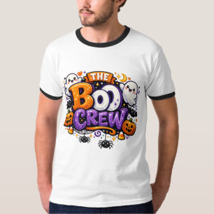 THE BOO CREW Cute Spooky Halloween Family Fun T-Shirt