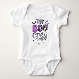 The Boo Crew Family Ghost Spider Halloween Black Baby Bodysuit
