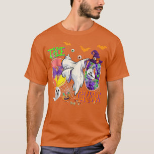 The Boo Crew Funny Ghost Dabbing Boo Halloween Cos T-Shirt