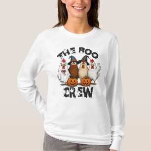The Boo Crew, Funny Halloween Chicken T-Shirt