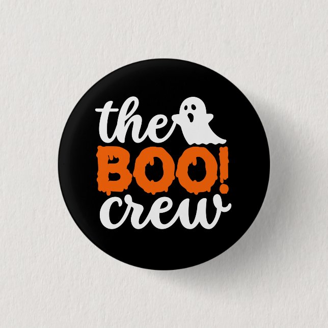 The Boo Crew Halloween 3 Cm Round Badge (Front)
