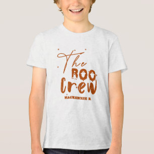 The Boo Crew Halloween Boo Boy Tri-Blend Shirt