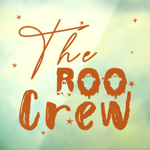 The Boo Crew Halloween Boo Window Cling