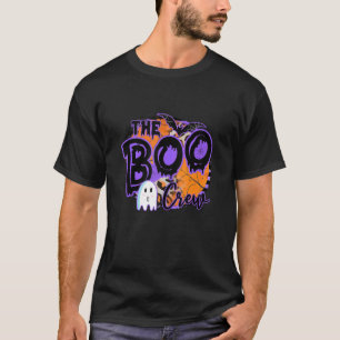 The Boo Crew Halloween Costume Ghost Bat Spiderwe T-Shirt