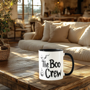 The Boo Crew Halloween – Fun & Spooky Ghost Design Mug