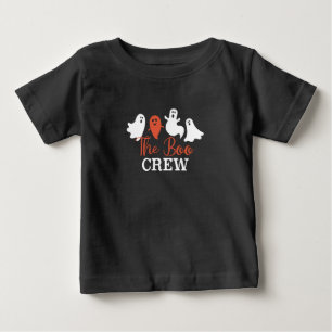 The Boo Crew Halloween Ghost Family White Orange   Baby T-Shirt