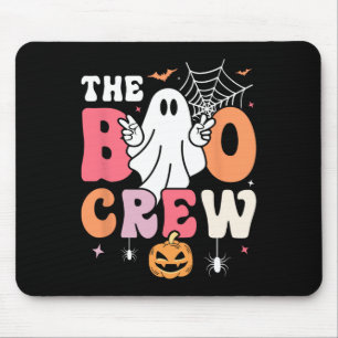 The Boo Crew Halloween Ghost Trick Or Treat Squad Mouse Mat