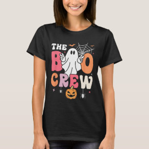 The Boo Crew Halloween Ghost Trick Or Treat Squad T-Shirt