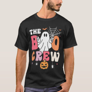 The Boo Crew Halloween Ghost Trick Or Treat Squad T-Shirt