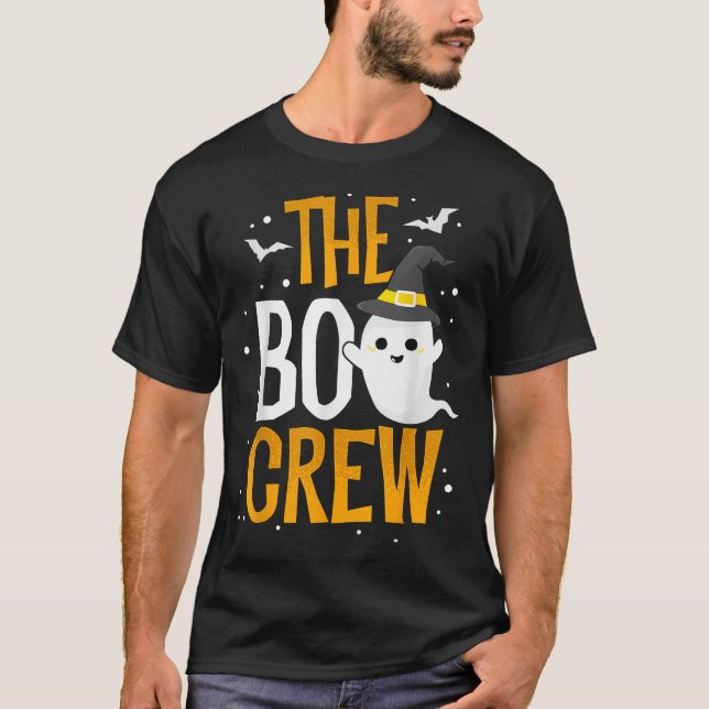 The Boo Crew Halloween Ghost Trick Treat Outfit T-Shirt (Front)