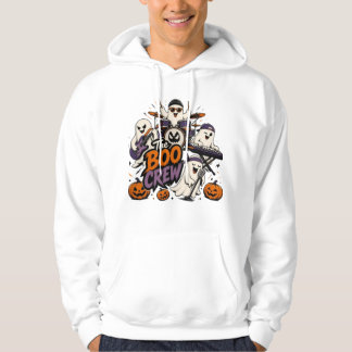 The Boo Crew Hoodie Men Spooky Ghost Sweater