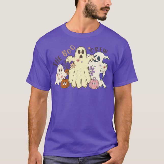 The Boo Crew In Halloween girl T-Shirt (Front)