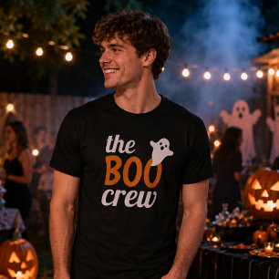 The Boo Crew Orange Halloween Family Matching T-Shirt