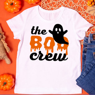 The Boo Crew Orange Halloween Family Matching T-Shirt