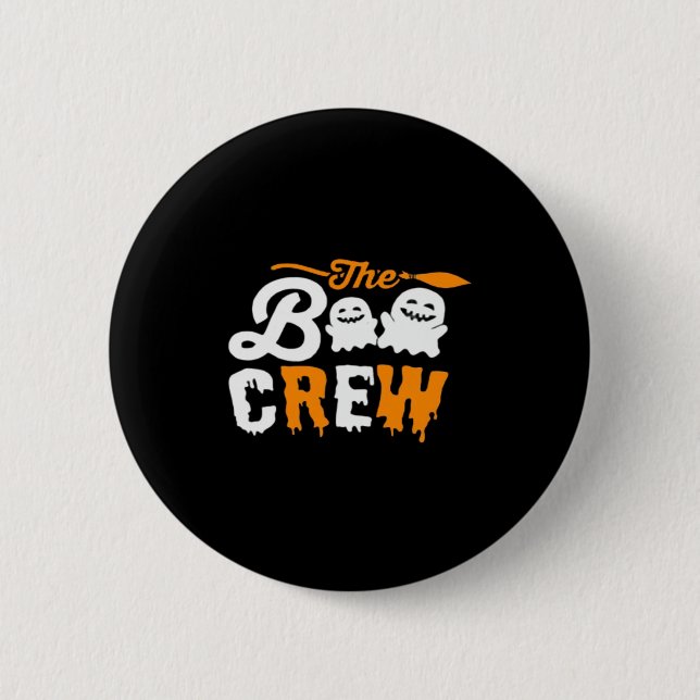 The Boo Crew Oversized T-Shirt 6 Cm Round Badge (Front)