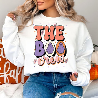 The Boo Crew Retro Halloween Sweatshirt