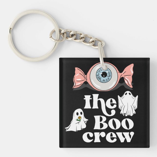The Boo Crew | Spooktacular Halloween Squad Key Ring (Front)