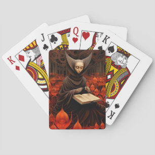 The Book Healer - Surrealistic Art Playing Cards