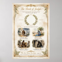 The Book of Judges Overview Infographic