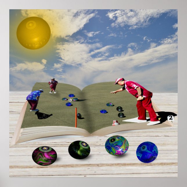 The Book Of Lawn Bowls Popout Art, Poster (Front)