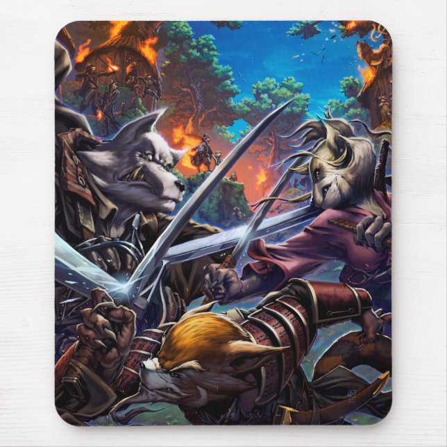 The Book of Snow Mouse Mat (Front)