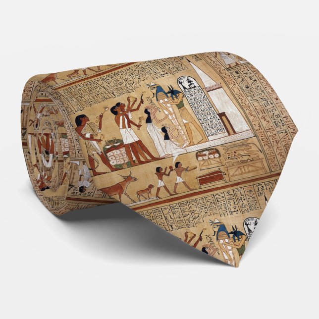 The book of the dead where Anubis is depicted ネクタイ Tie (Rolled)