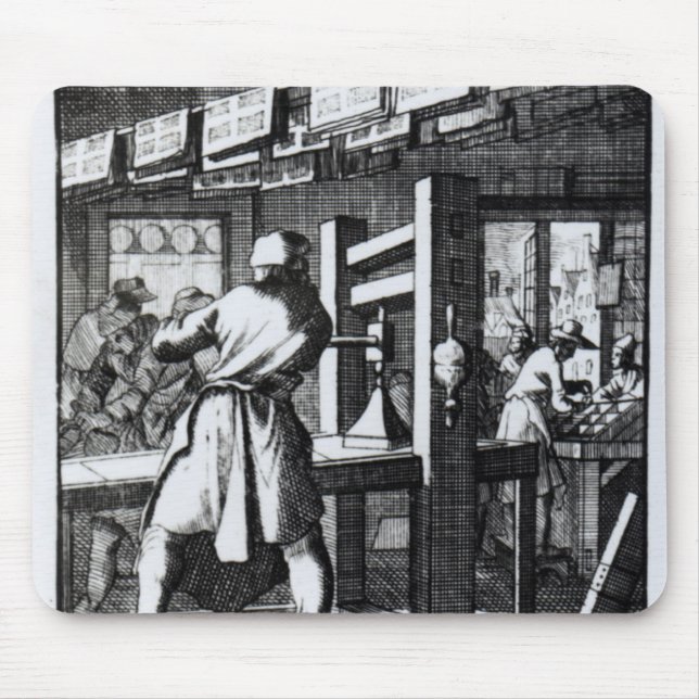 The Book Printer Mouse Mat (Front)