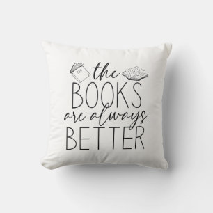 The Books Are Always Better Cushion