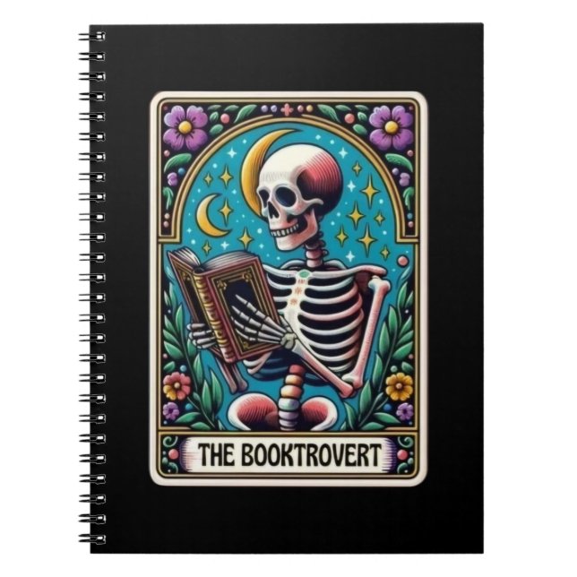The Booktrovert Tarot Card Notebook Collection (Front)